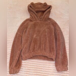 Fashion Nova Teddy Hoodie - Size S